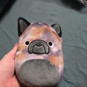 Squishmallows Plush Dog Toy - Black, Gray, Brown